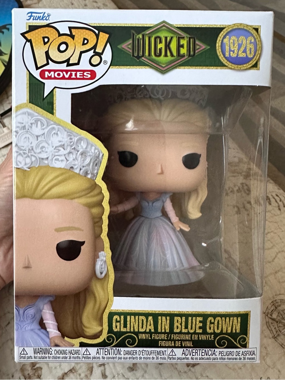 Funko Pop! Movies Wicked Glinda In Blue Gown Vinyl Figure 1926